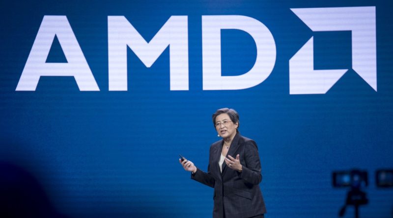 AMD stock heads toward record high after beating on earnings, raising annual forecast